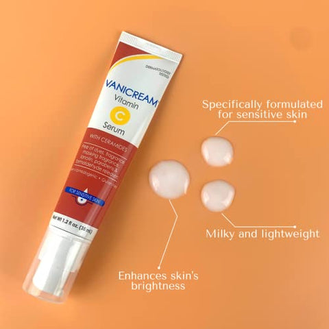 Serum Vitamina C – Livre de Corantes, Fragrâncias, Lanolina e Parabenos – 30ml - Vanicream