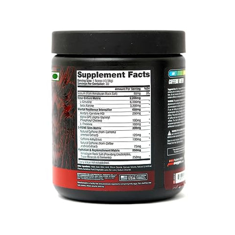 Hyde Nightmare – Energético em Pó Pré-Treino – Energia Intensa, Foco Mental – 300g - PROSUPPS