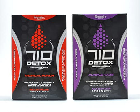 Pure Detox - Detox Pure Neometrx Same-Day Kit 710 Premium, Sabor Tropical Punch, 2X 355 ml e 6 Comprimidos – Marca Neometrx