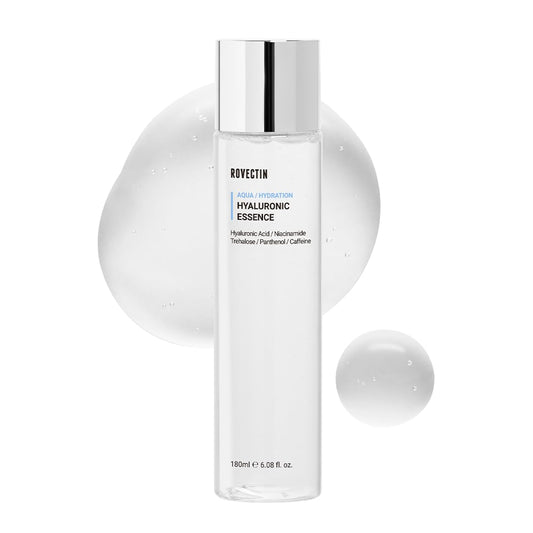 Aqua Hyaluronic Essence – Loção Ativadora (Tratamento Facial) – Tônico Facial de Ácido Hialurônico em 7 Camadas com Niacinamida – 7g - ROVECTIN