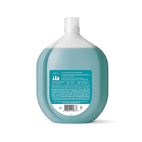 Recarga de Sabonete Líquido Method Gel, Queda d’Água, Frasco Reciclável, Fórmula Biodegradável, 1000 ml (Pacote com 4)