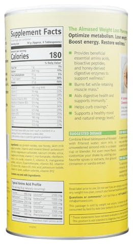 Shake Substituto de Refeição – Pó de Proteína Vegetal de Baixo Índice Glicêmico – Suplemento Nutricional para Apoio à Saúde e Perda de Peso – Sabor Original – 500g - Almased