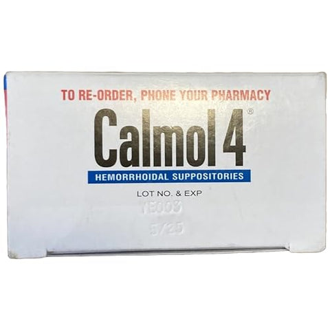 Choice One - CALMOL-4 Supositórios 24 Unidades | Alívio Rápido | Fórmula Calmante | Marca CALMOL