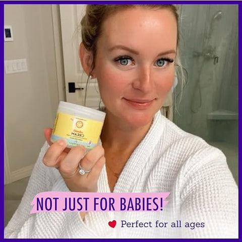 Creme de Calêndula | Creme Facial Ultra-Suavizante para Bebês | 100% à Base de Plantas | Calêndula Orgânica Aloe Vera | Fragrância de Lavanda | Loção para Pele Sensível do Bebê | Alergia - California Baby