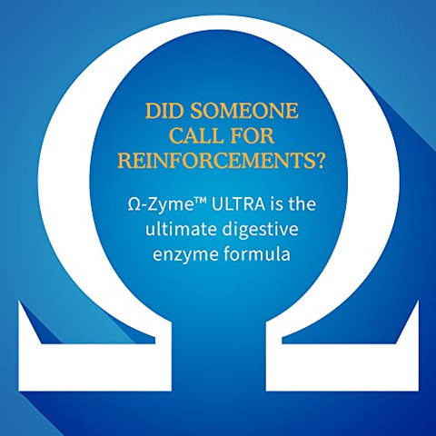 Suplemento Digestivo Vegetariano Omega Zyme Ultra Enzima Blend para Digestão, Inchaço, Gases e SII, 180 Cápsulas - Garden of Life