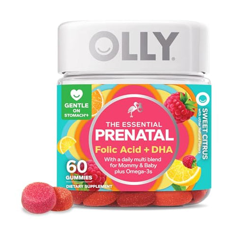 Kids Multivitamin Gummy Worms 70 Unidades + Prenatal Gummy Multivitamin 60 Unidades | Vitaminas Gomosas para Crianças e Gestantes - OLLY