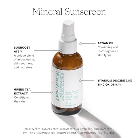 Óleo de Argan Hidratante Facial Diário com FPS 47 – Proteção Solar e Nutrição para a Pele - Josie Maran
