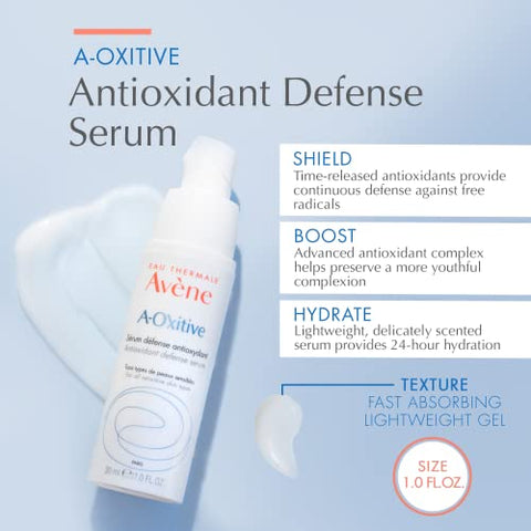Eau Thermale Avène A-Oxitive Serum Antioxidante Defesa, Vitamina C – 30ml