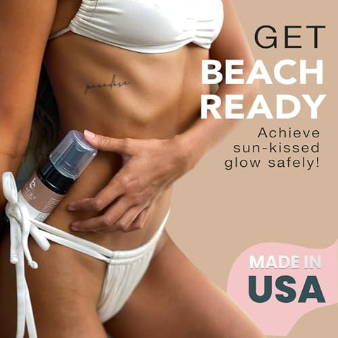 Beauty by Earth - Bronzeador em Mousse – Natural e Fabricado nos EUA : Self Tanner