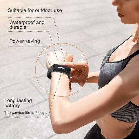 Generic - Pulseira JOSFIT 2024 Atualizada, Braceletes JOSFIT para Desintoxicação, Pulseira de Titânio Lympunclog, Bracelete Ajustável de Titânio para Mulheres e Homens, Azul Preto 2 PCS