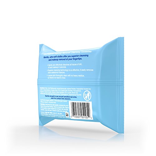 Lenços Demaquilantes Sem Fragrância, 25 un (Pack com 6) – Remoção de Maquiagem - Neutrogena