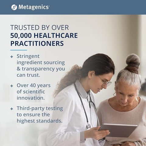 UltraFlora BiomePro – Probiótico Multicêntrico Diário – Saúde Digestiva* – Suporte Imunológico* – Probiótico de Prateleira – 30 Cápsulas - Metagenics