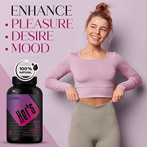 Sapir's Nutrition - Aumente a Paixão e o Desejo com o Estimulante de Libido Feminino – Potencialize sua Vida Sexual