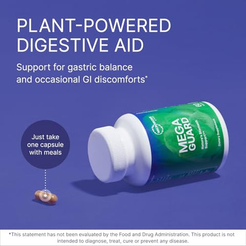 MegaGuard – Suplemento para Saúde Intestinal com Gengibre e Alcaçuz - Microbiome Labs