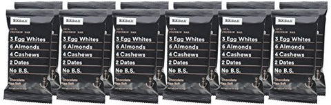 RXBAR - RxBar Barra de Proteína Chocolate Sea Salt, 1,83 Ounce (Pacote com 12) – Marca RxBar