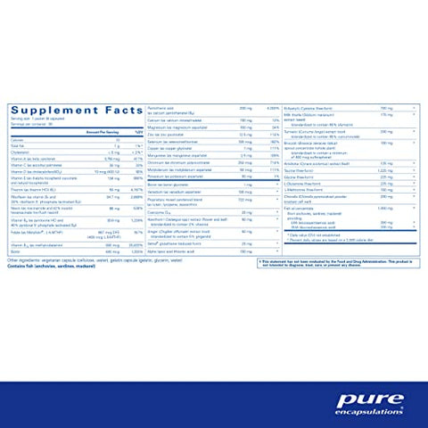 Detox Pure Pack | Pacote Diário com Metafolin L-5|MTHF | 30 Pacotes | Detox Puro para uma Saúde Ideal - Pure Encapsulations