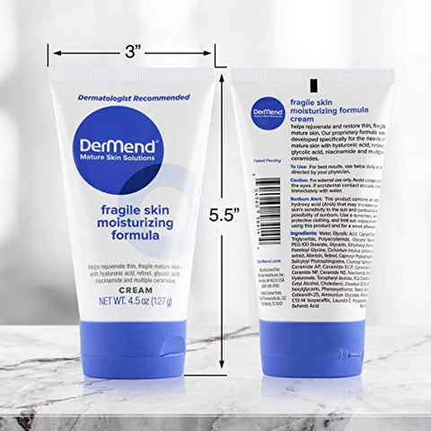 DerMend Mature Skin Solutions - Creme Hidratante Dermend para Pele Sensível: Fórmula Especial para Restauração – 50g