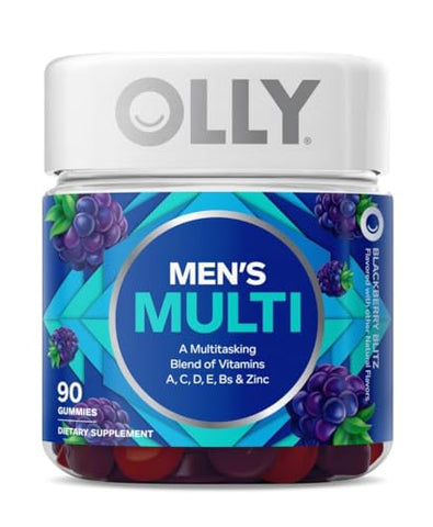 Gummy Active Immunity Elderberry 45 Gummies – Multivitamínico Masculino A, C, D, E, B, Licopeno, Zinco, 90 Unidades - OLLY