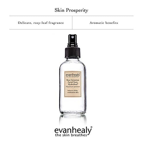 evanhealy - Evanhealy Tônico Facial de Gerânio Rosa com HydroSoul – Hidrossol Orgânico de Plantas 100% Puro – Protege