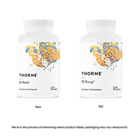 Suplemento Digestivo THORNE GI Relief – Apoia a Saúde Intestinal