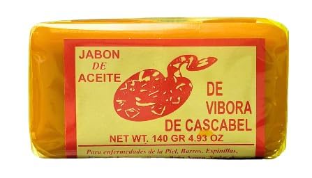 JABON DE ACEITE VIBORA DE CASCABEL - Sabonete Original Rattlesnake (140g) – Pack com 6 unidades
