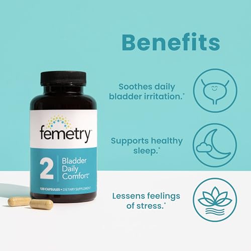 Femetry Bladder Daily Comfort – Alívio da Irritação – Suporte à Inflamação Saudável - LifeSeasons
