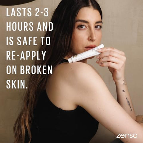 Zensa - Numbing Cream Extra Forte 5% Lidocaína para Tatuagem Indolor, Microagulhamento, Piercing, Microblading, Laser