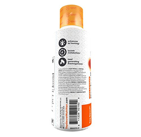 Fireball L-Carnitine Líquido c/ Paradoxine, Cereja, 16 Onças – Queime gordura e aumente a energia! - Top Secret Nutrition