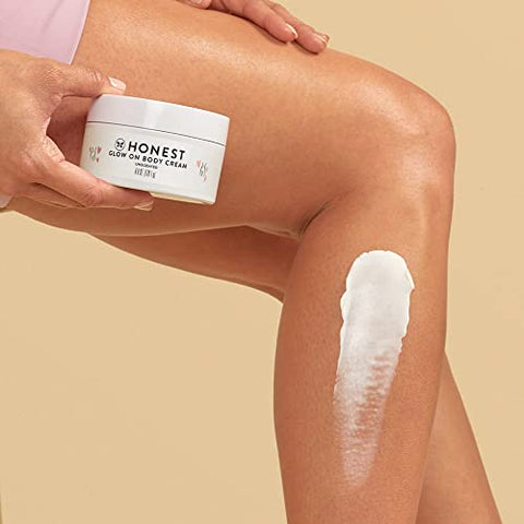 Conjunto Presente New Mama Care Essentials da The Honest Company | Itens Essenciais para a Bolsa de Maternidade | Bálsamo para Mamilos Tamanho Viagem (0,5 ml), Creme Corporal Glow On (1 ml), Gel de Limpeza Facial Gotta Glow (1,75 ml)