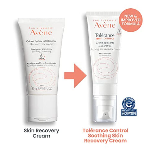 Eau Thermale Avene – Creme Calmante Tolerance Control para Recuperação da Pele Sensível (anteriormente Creme Recuperador) Novo – 50ml