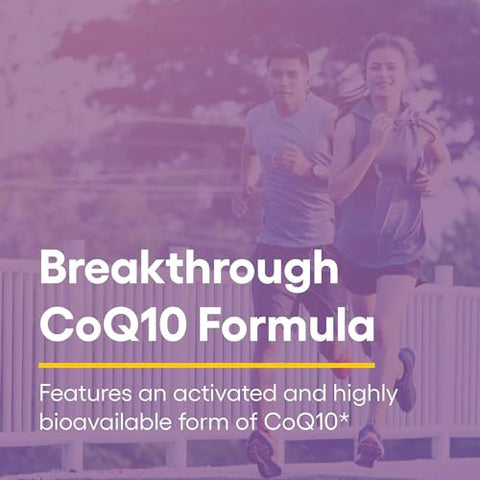 Ubiquinol Active CoQ10 100 mg – Suplemento de Coenzima Q10 de Alta Absorção para Energia, Saúde Cardíaca e Cognitiva – 120 Softgels - Natural Factors
