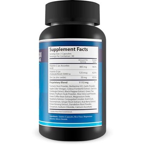 Happy Health Marketplace - Max Metilean Detox Cleanse – Melhor Detox para Mulheres – Limpeza Suave do Corpo Inteiro para Mulheres – Detox para o Intestino das Mulheres – Pílulas de Limpeza do Cólon Detox do Corpo