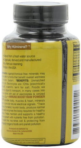 HUmineral - Humic and Fulvic Mineral Immune Boost – Pó Mineral Cru em Pó, 60 Unidades – Marca Primeiro