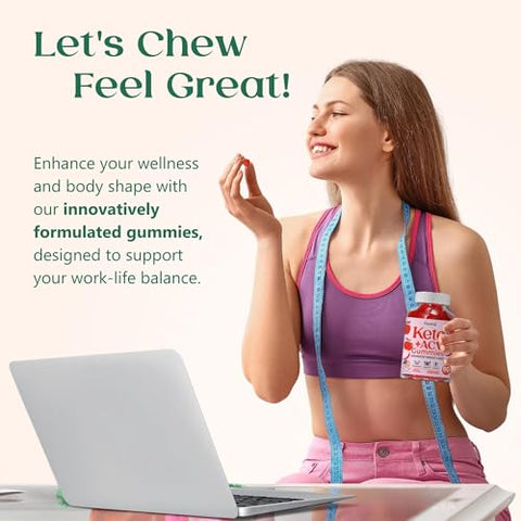 Facime - Keto Acv Gummies – Perda de Peso Avançada com Vinagre de Maçã – 1000MG com Romã, Beterraba em Pó, B12, Vegano Não GMO, Fabricado nos EUA, 60 Gummies