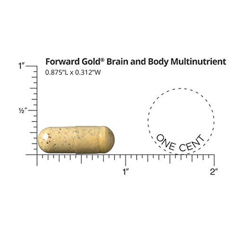 DR.WHITAKER - Dr. Whitaker’s Forward Gold – Suplemento Vitamínico Multinutriente Diário para Adultos 65+ – 60 Pacotes (Fornecimento de 30 Dias)