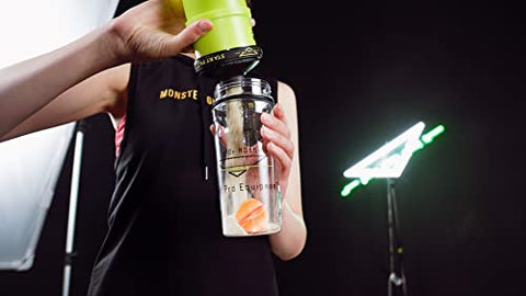 SPEQT - Recipiente Empilhável para Pó de Proteína, com Mosquetão – 500g