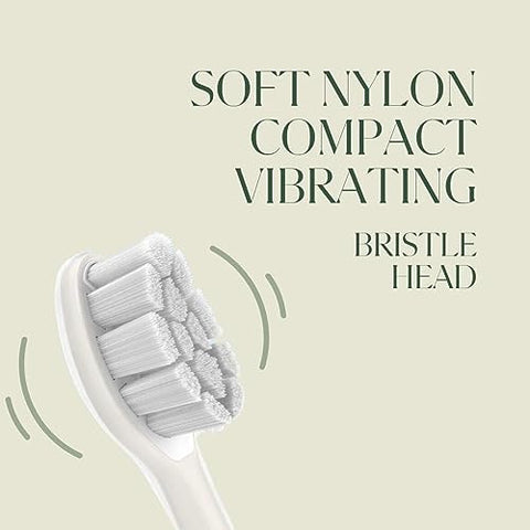 Plus Ultra - Cabeças de reposição para escova de dentes ecológica PLUS ULTRA, compatíveis com escova de dentes elétrica Phillips Sonicare, cerdas macias para dentes sensíveis – 3 cabeças de reposição por embalagem
