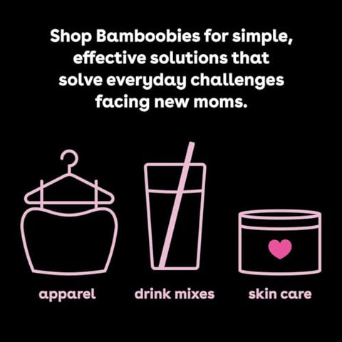 Almofadas de Amamentação Soothing para Mulheres, Natural, Aquecedor ou Compressa Fria para Amamentação, Fabricado nos EUA - Bamboobies