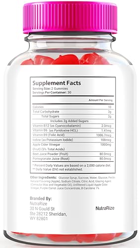 NutraRize - (3 Pacotes) Gomas Noura Keto ACV, Oficial Noura Keto, Gomas Keto ACV, Keto Plus ACV Natural, Avaliações de Vinagre de Maçã Keto (180 Gomas)