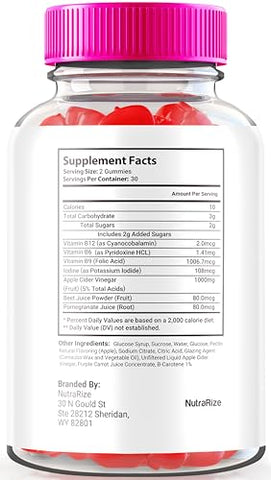 NutraRize - (3 Pacotes) Gomas Noura Keto ACV, Oficial Noura Keto, Gomas Keto ACV, Keto Plus ACV Natural, Avaliações de Vinagre de Maçã Keto (180 Gomas)