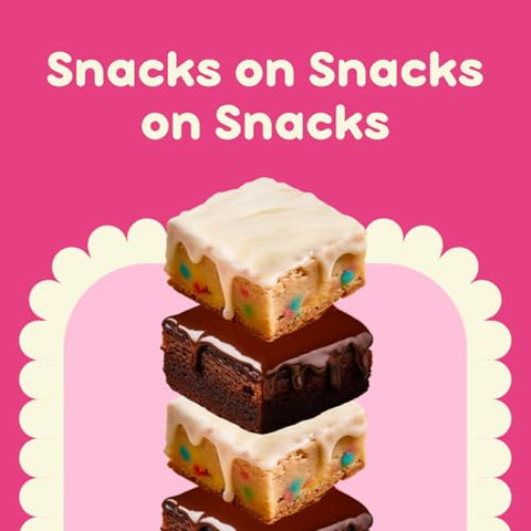 Brownie de Proteína Prime Bites da Alpha Prime Supplements | Alto teor de proteína, enriquecido com colágeno, lanche delicioso com baixo teor de açúcar | 12 barras por caixa (Pacote Variado)