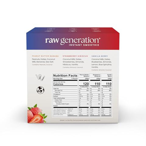 Detox Gut Cleanse Instantâneo Raw Generation | Gerenciamento de Peso Saudável | Suco Natural 100% Cru – Sem Açúcar Adicionado | Prático para Levar | Limpeza de 3 Dias com Suco | 18