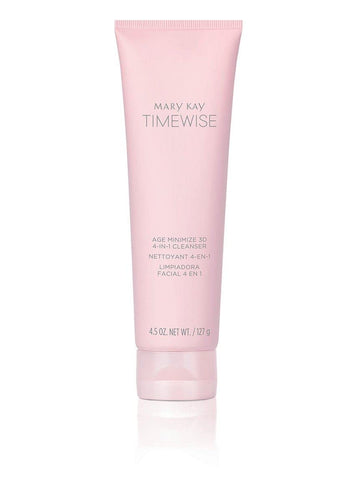 Timewise Age Minimize 3D 4-em-1 Limpeza Facial Pele Normal/Seca 120g - Mary Kay