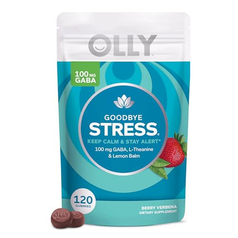 Goodbye Stress Gummy – 120 Unidades | Redutor de Estresse | Vitaminas e Minerais | 120 g - OLLY
