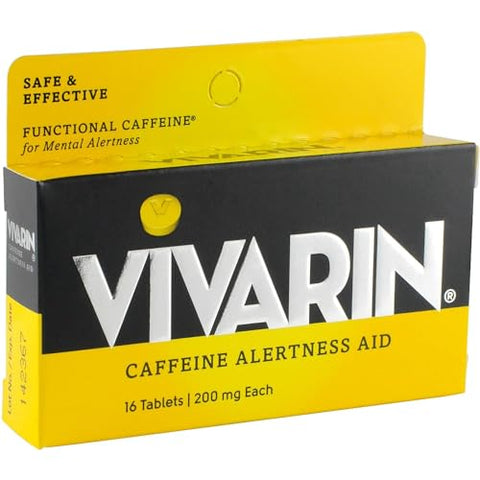 Comprimidos para Alerta com Cafeína, 16 un (Pacote com 5) - Vivarin
