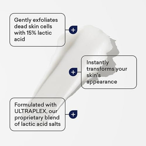 Creme Corporal Intensivo de Cura – 340g – Esfoliante e Hidratante 2 em 1 para Pele Seca com 15% de Ácido Lático e Ceramidas para Hidratação de 24 Horas - AmLactin