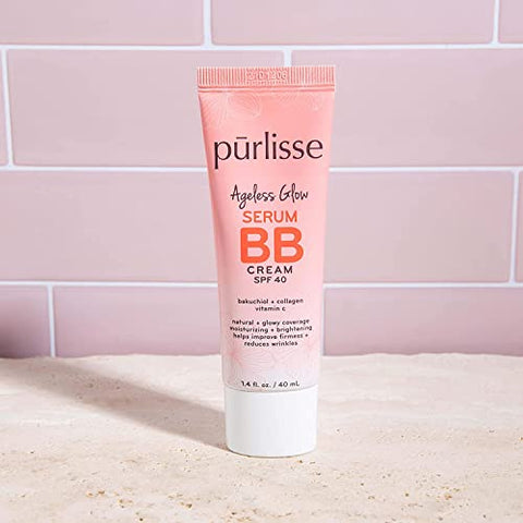 Ageless Glow Serum BB Cream SPF 40 | Full – Creme BB com FPS 40 para um brilho eterno | pūrlisse - pūrlisse
