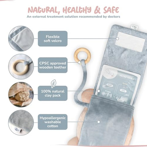 Oli-Melo - Envoltório Aquecido para Barriga de Bebê – Alívio de Cólicas – Marca Baby Wrap