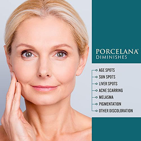 Creme Clareador de Pele Porcelana Hidratação Diurna para o Rosto – 50g