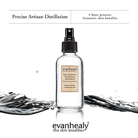 evanhealy - Evanhealy Tônico Facial de Gerânio Rosa com HydroSoul – Hidrossol Orgânico de Plantas 100% Puro – Protege